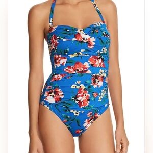 Lauren Ralph Lauren Haviana Floral Underwire One Piece Swimsuit Sz 6